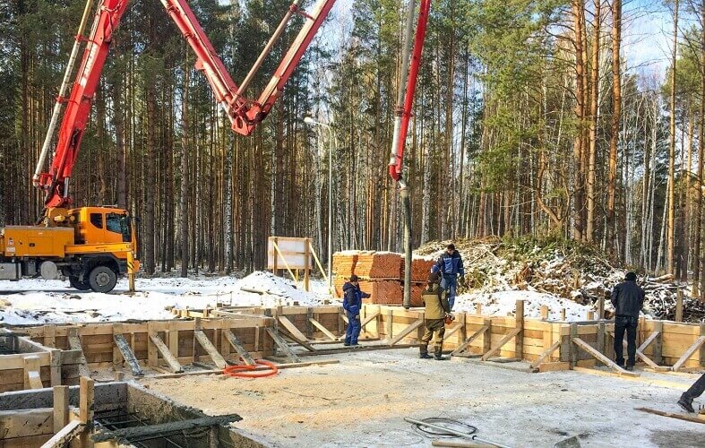 Расценки на бетонные работы в Фаниполе