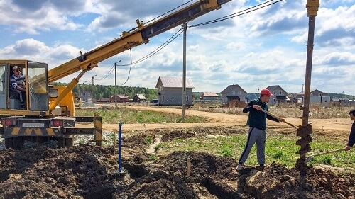 Свайно-ростверковый фундамент в Фаниполе