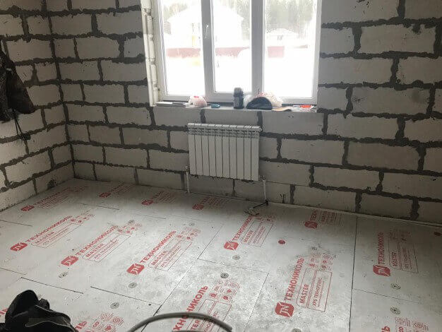 Установка батарей отопления в Фаниполе